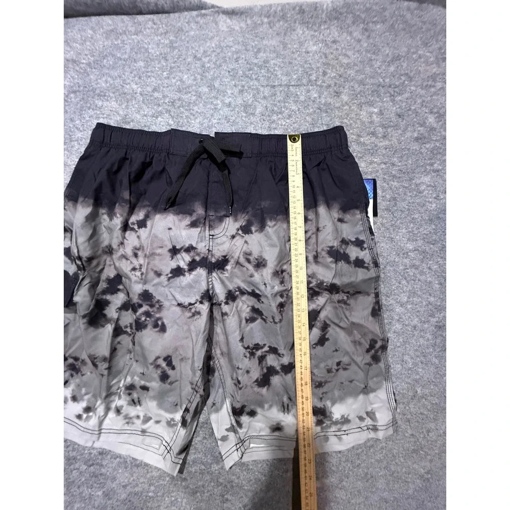 Kanu Surf Vibration Men Swim Trunks XXL‎ Black Grey Tie Dye Board Shorts NWT